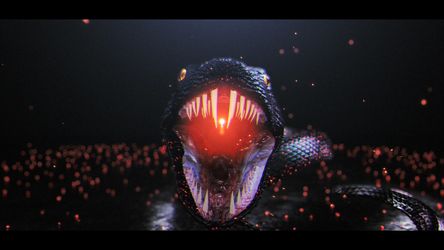 Snake logo Original theme video