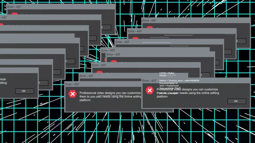 Technology Error Glitch - Original - Poster image