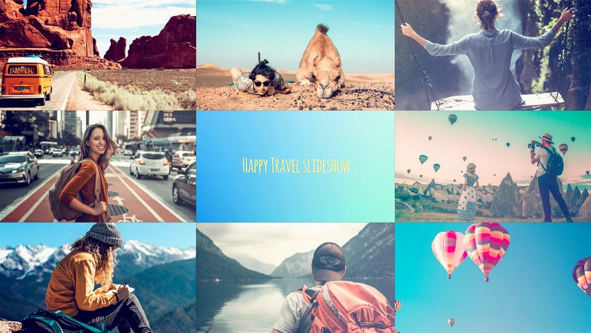Happy Travel Slideshow - Original - Poster image
