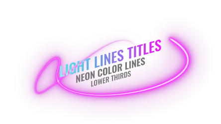 Light Painting Titles - 2 Original theme video