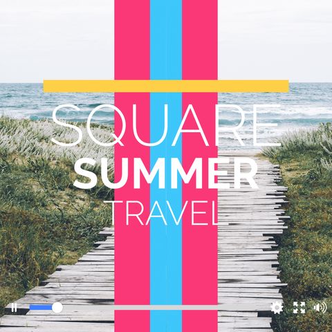 Square Summer Travel - Original - Poster image