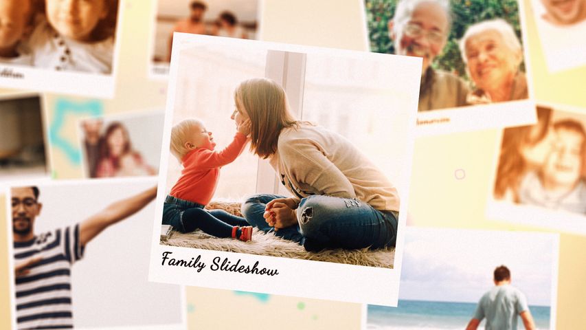 Family Polaroids - Original - Poster image