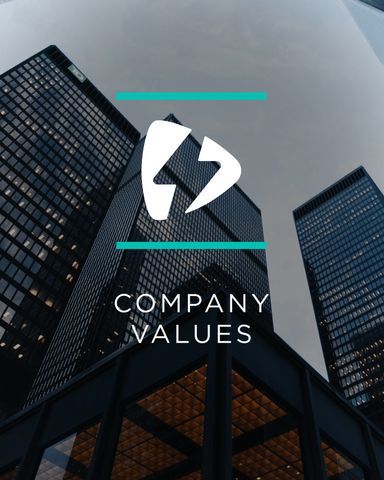 Clean Corporate Company Values - Original - Poster image