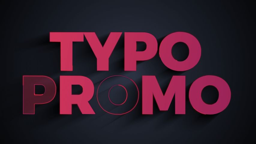Modern Typography Promo - Original - Poster image