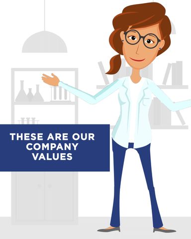 Science and Medical Company Values - Original - Poster image