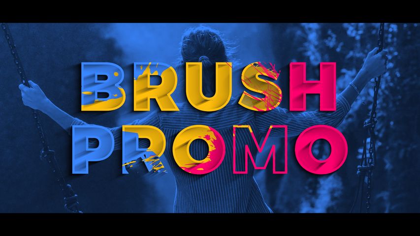 Colorful Brush Promo - Original - Poster image