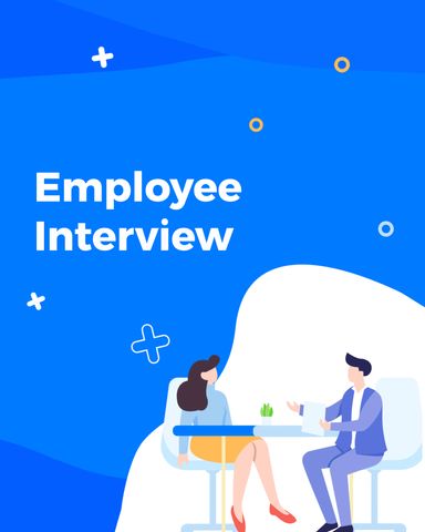 Colorful Employee Interview - Original - Poster image