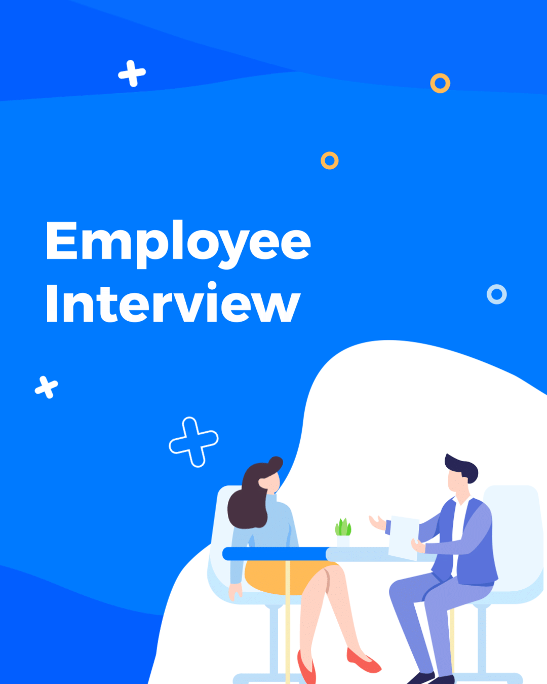 Colorful Employee Interview - Q&A Presentation