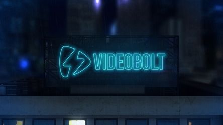 Night City Neon Logo Original theme video