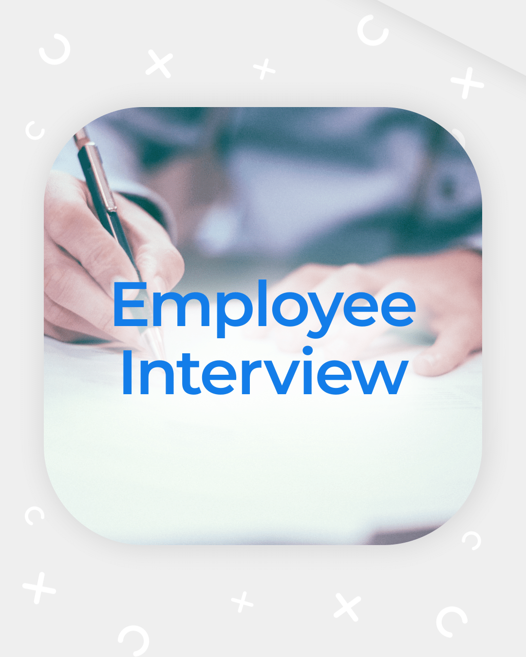 Clean Employee Interview - Minimal HR Promo