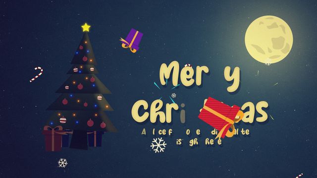 Christmas & New Year Greeting Card - Original - Poster image