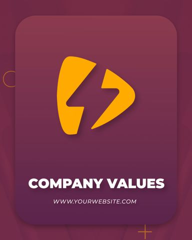 HR stylish promo Company Values - Original - Poster image