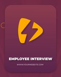HR stylish promo Employee Interview Original theme video