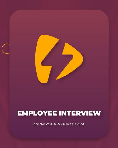 HR stylish promo Employee Interview - Original - Poster image