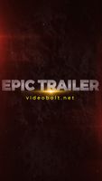 Epic Trailer - Vertical Original theme video