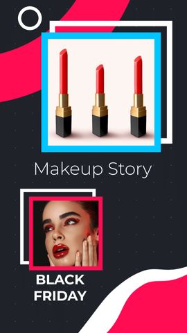 Makeup Instagram Story - Black Friday - Poster image