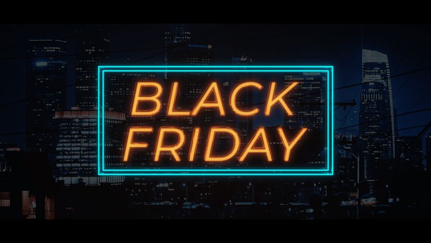 Neon Titles Opener - Black Friday - Poster image