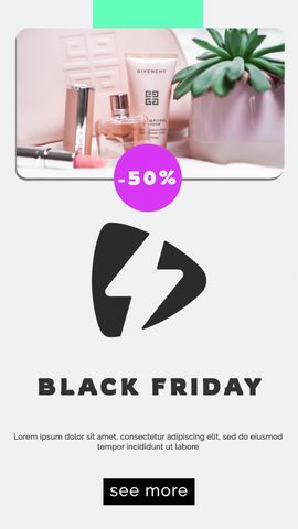 Makeup & Beauty Story - Black Friday - Poster image