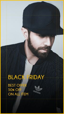 Men's Wear Promote - Black Friday - Poster image