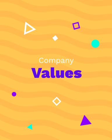 Minimal Company Values - Original - Poster image