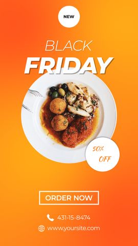 Food Delivery Story - 06 - Black Friday - Poster image