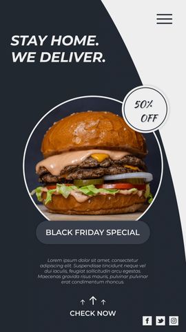 Food Delivery Story - 05 - Black Friday - Poster image