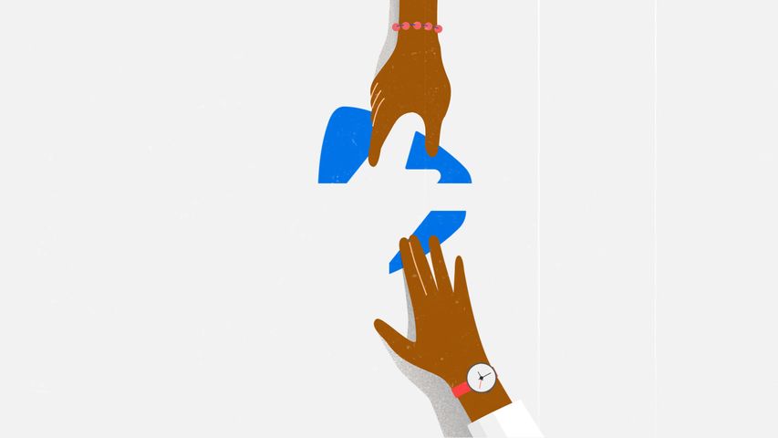 Hands Logo Reveal - Theme 1 theme video