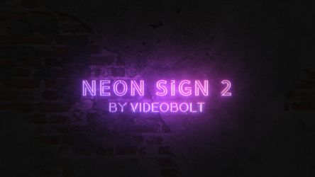 Neon Sign 2 Original theme video