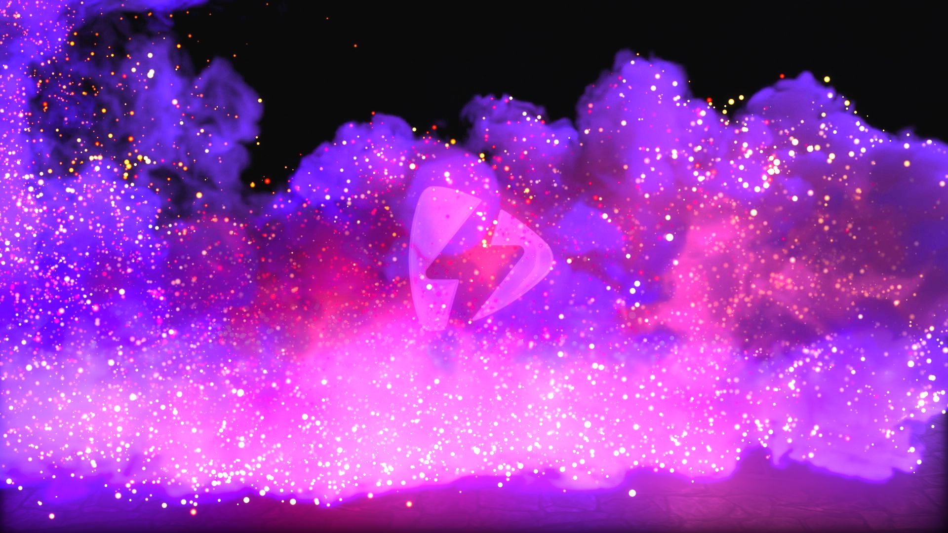 Magic Dust Reveal - Particle Smoke Logo