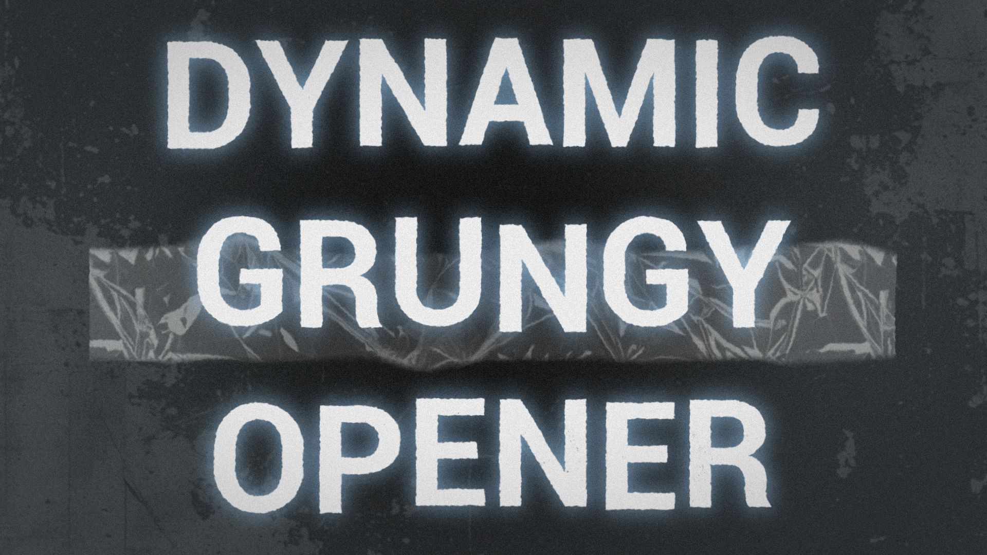 Dynamic Typo Opener - Grunge Grid Titles