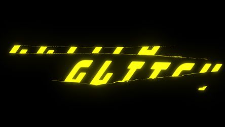 Fast Glitch Logo Original theme video