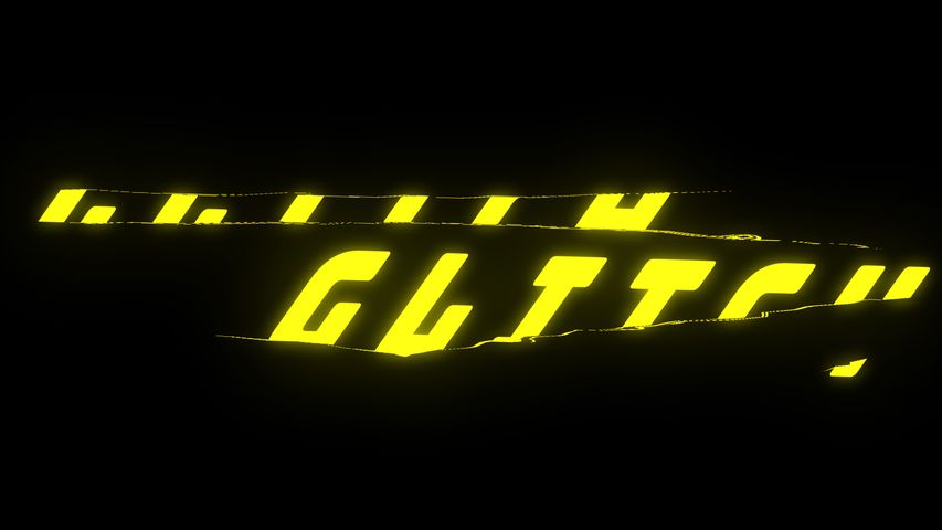 Fast Glitch Logo - Original - Poster image