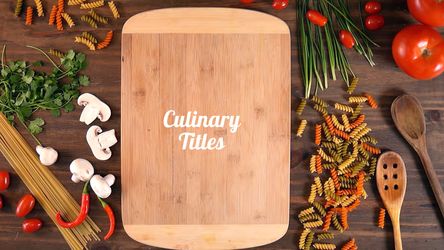 Culinary Titles Original theme video