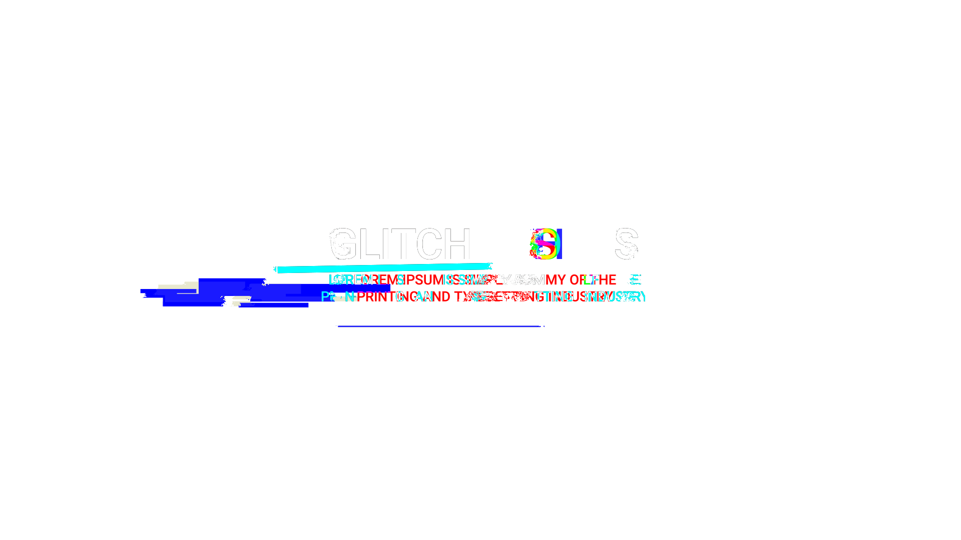 Modern Glitch Title 1 - Motion Title Overlay