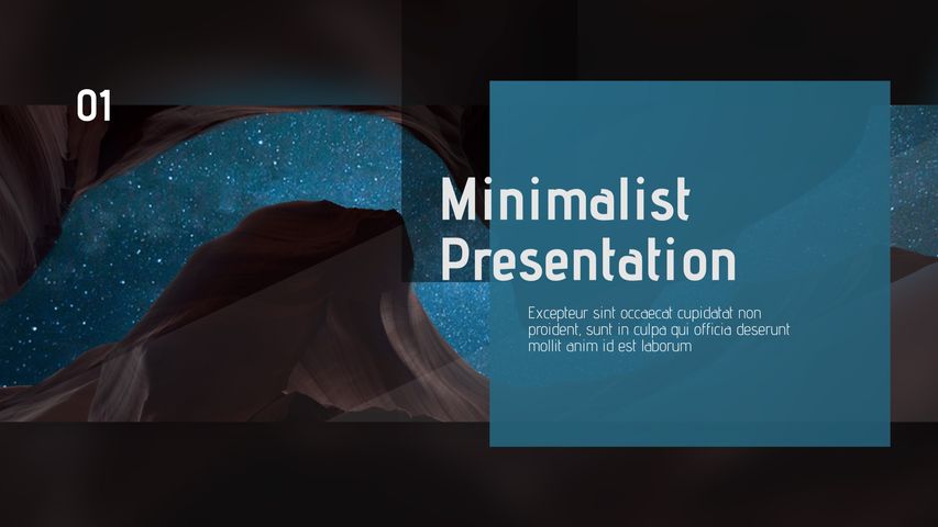 Minimalist & Clean Presentation - Original - Poster image