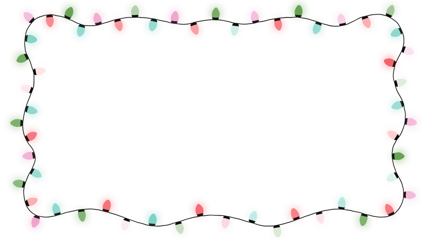 Christmas Lights - Garland Overlays - Original - Poster image