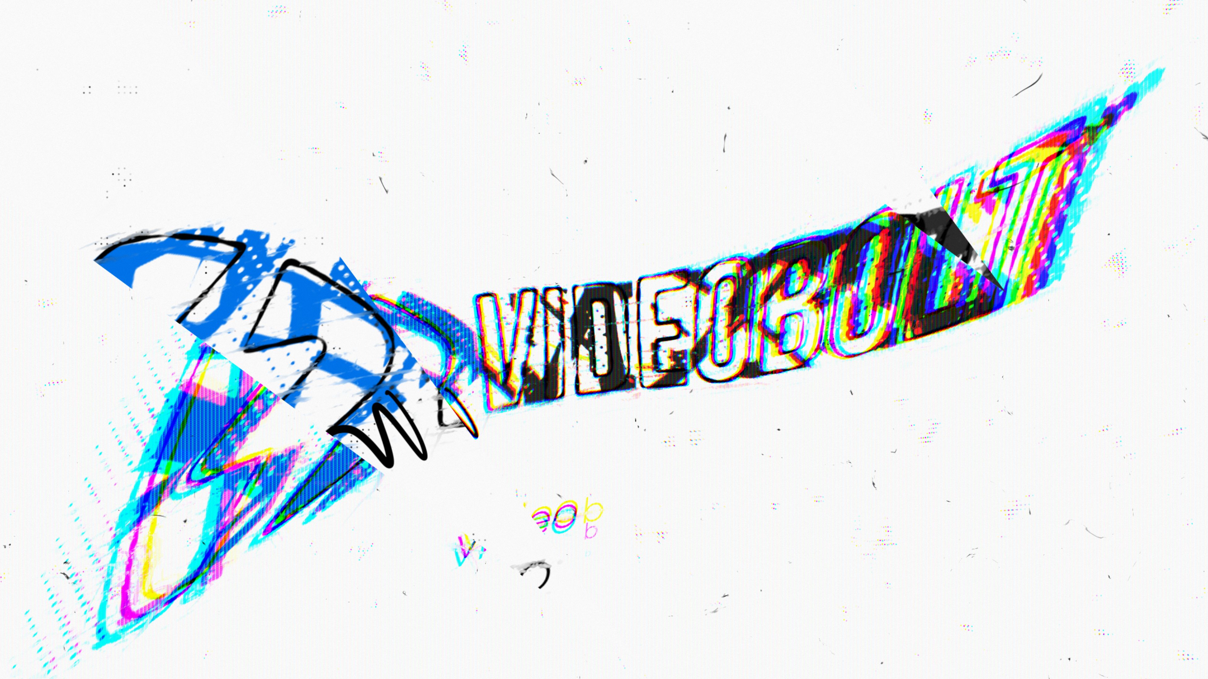 Scribble Glitch Intro - Energetic logo reveal