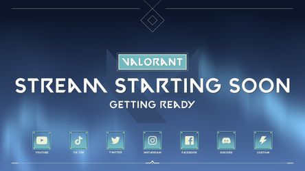 Valorant Stream Screen Original theme video