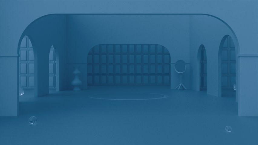 Room Logo - Dark Blue - Poster image