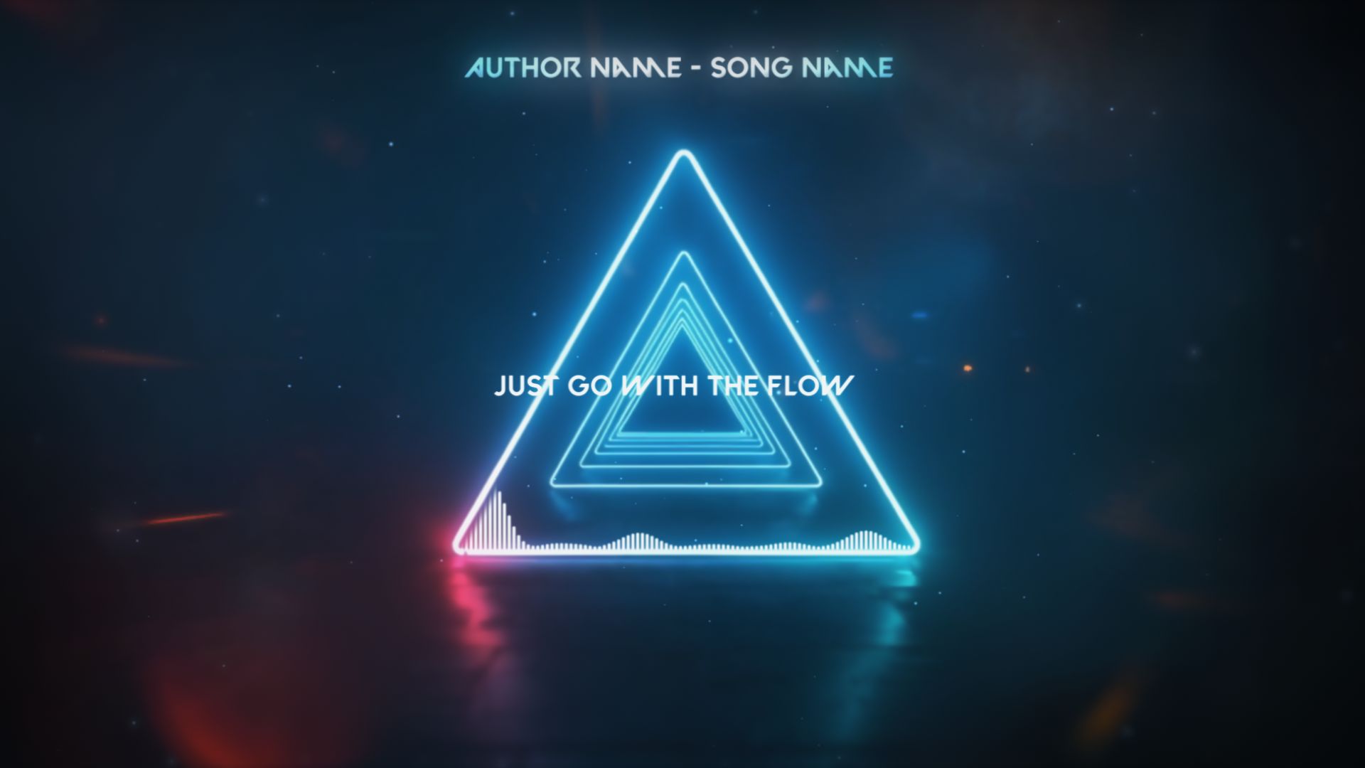 Neon Phase Runner Lyrics - Neon visualizer