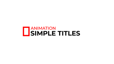 Simple Animation Title 5 Original theme video