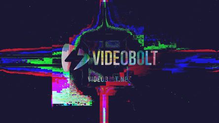 Distortion Glitch Logo Original theme video