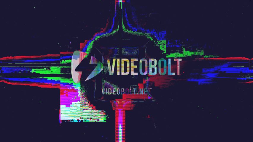 Distortion Glitch Logo - Original - Poster image