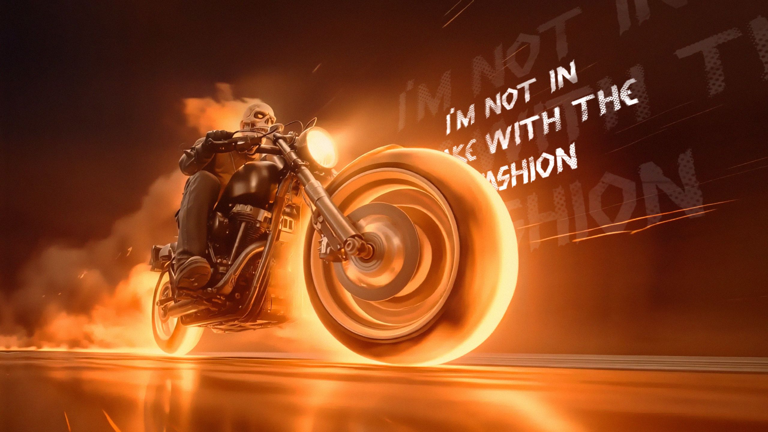 Ghost Rider Lyrics - Fiery 3D Lyric Video