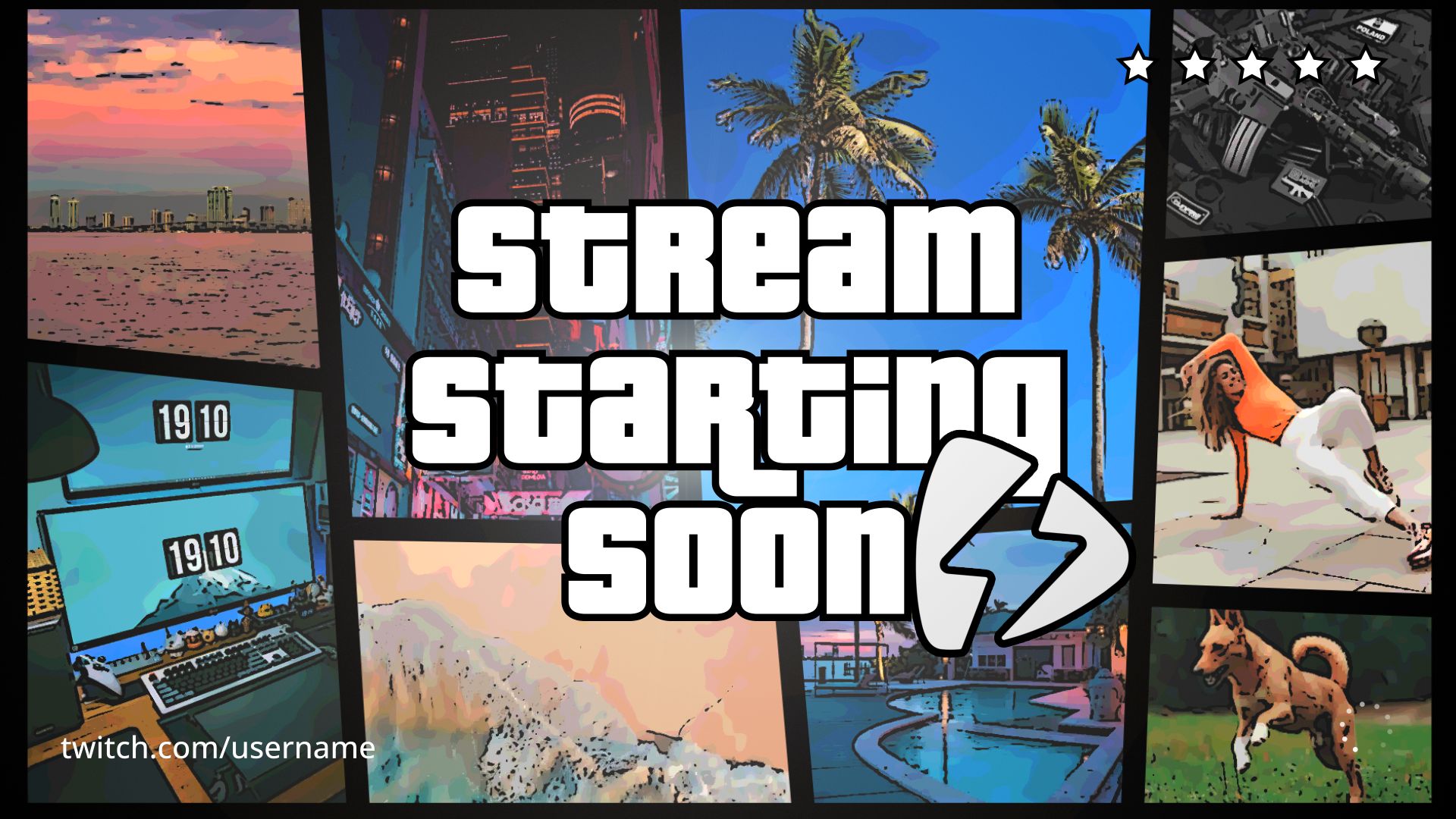 GTA Stream Screen by tarazz