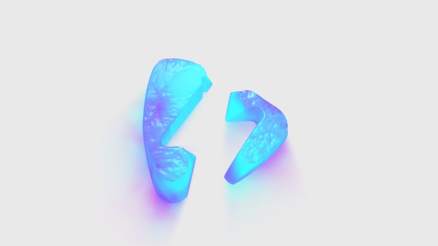 3D Waves Logo - Original - Poster image