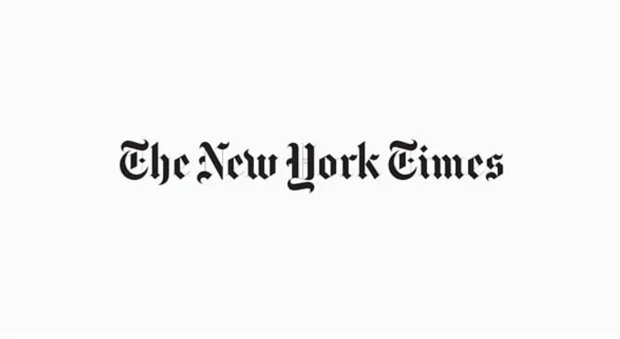 The NY Times - the font is the logo