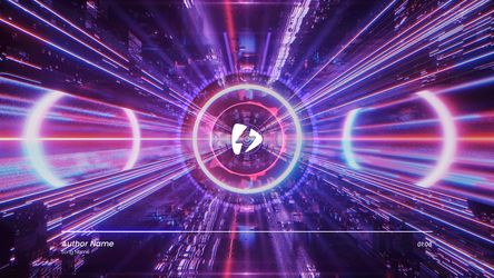 Energy Tunnel Music Visualizer Vol 04 Original theme video