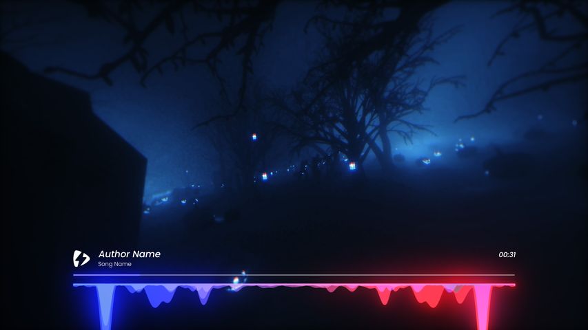 Spooky Halloween Music Visualizer - Original - Poster image