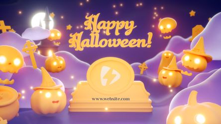 Halloween Logo Reveal Original theme video
